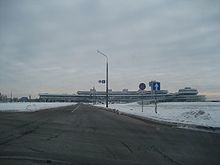 Aéroport de Minsk sous la neige