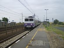 Un train assurant la relation de Paris-Austerlitz à Orléans.