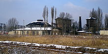 Rotonde ferroviaire située à Pila en Pologne
