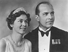 Photo du prince Paul 1er de Grèce et de Frederika de Hanovre.