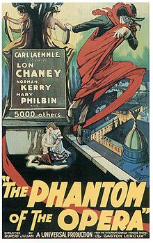 Accéder aux informations sur cette image nommée Phantom of the opera 1925 poster.jpg.