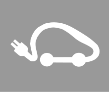 Pictogramme représentant un véhicule électrique