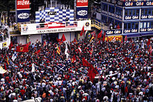 Photo du podium du Grand Prix d'Italie 1995