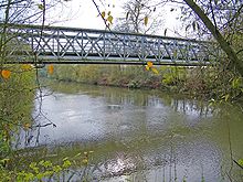 Le pont de Montmacq qui enjambe la vieille Oise