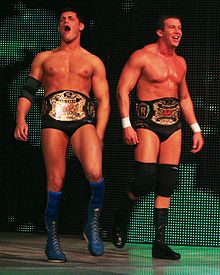 Ted DiBiase Jr. et Cody Rhodes en 2008.