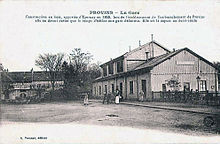 Gare de Provins datant de 1918.