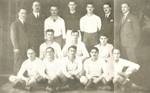 Photo de groupe de l'équipe 1922-1923