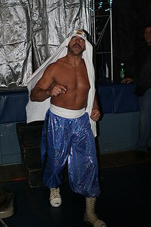 Terry Brunk lors d'un show de la WWA (World Wrestling Allstars) en 2003.