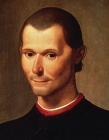 Portrait posthume de Nicolas Machiavel (détail), par Santi di Tito