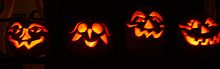 Accéder aux informations sur cette image nommée Scary Halloween pumpkins.jpg.