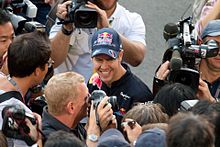 Photo de Sebastian Vettel à Suzuka