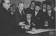 Conventions de l'autonomie interne entre la Tunisie et la France signées en 1955