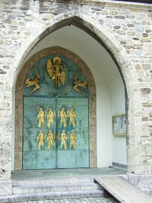 Saint-Maurice d'Agaune (portail de l'abbaye)
