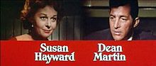 Accéder aux informations sur cette image nommée Susan Hayward and Dean Martin in Ada trailer.jpg.