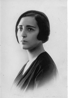 Portrait de Susana Calandrelli, ca 1920. Archives famille Calandrelli