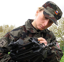 Tadeja Brankovič Likozar in military uniform.jpg