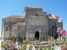Photographie de l'église romane Sainte-Radegonde de Talmont