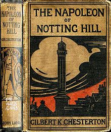 The Napoleon of Notting Hill - cover - Project Gutenberg eText 20058.jpg
