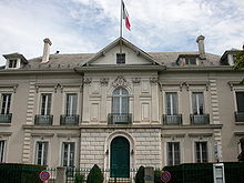 La façade principale de la sous-préfecture
