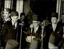 Discours inaugural de l'assemblée constituante en mars 1956