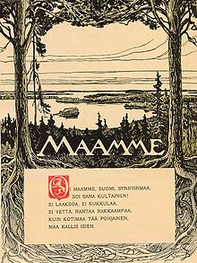 Maamme dans Vänrikki Stoolin tarinat[1],  l'adaptation en finnois des Contes de l'enseigne Stål