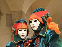 Masques au Carnaval de Venise.