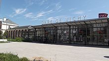 Image illustrative de la gare de Vichy, façade avant