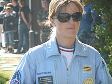 Commandant Viginie Guyot leader de la patrouille de France 2010