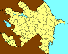 Localisation de Nakhitchevan en Azerbaïdjan