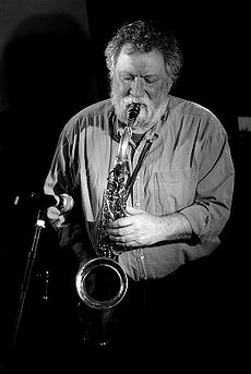 Evan Parker au club Spicejazz, Londres, 2006