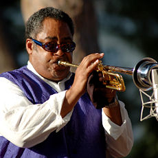 Jon Faddis au festival "Off" de Jazz à Juan, en 2007.