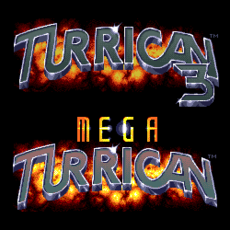 Logo de Turrican 3 et Mega Turrican