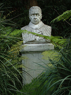 Buste de Michele Tenore au Jardin botanique de Naples