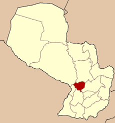 Localisation du département de l'Alto Paraguay sur la carte du Paraguay