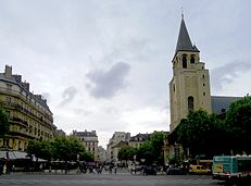 P1020882 Paris VI Place Saint-Germain-des-près Eglise rwk.JPG