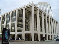 L'Avery Fisher Hall du Lincoln Center, résidence de l'Orchestre philharmonique de New York