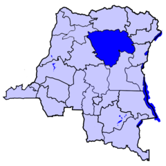 Localisation du district de la Tshopo