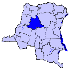 Localisation du district de la Tshuapa