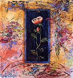 La rosée bleue, 2002, huile sur toile