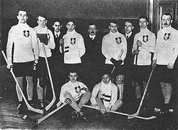 České hokejové mužstvo - mistr Evropy 1911.jpg