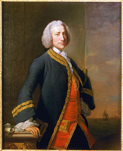 Portrait de Lord Anson