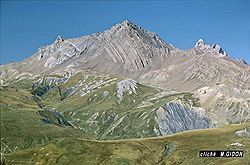 Vue de la face sud du Goléon.