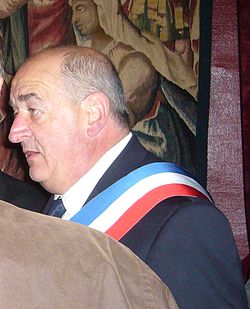 21 mars 2008, jour de son élection par le conseil municipal de Mende