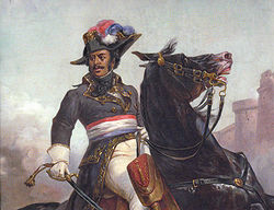 Le général Alexandre Davy de la Pailleterie, peinture (détail) d'Olivier Pichat.