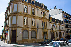 L'ambassade de France au Luxembourg, à Luxembourg