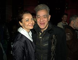 Andres Serrano avec Irina Movmyga en 2010