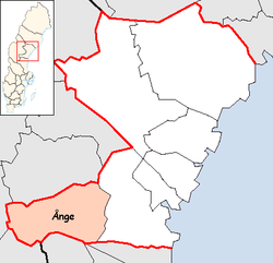 Carte de localisation de la commune dans son comté.