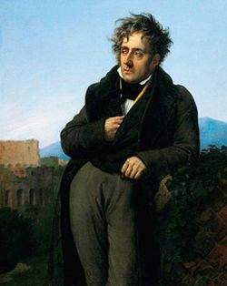François-René de Chateaubriand, peint par Girodet-Trioson, au début du XIXe siècle.