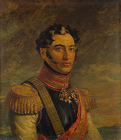 Portrait de Mikhaïl Andreïevitch Arseniev, une œuvre du peintre George Dawe, Musée de la Guerre du Palais d'Hiver, musée de l'Hermitage, Saint-Petersbourg.