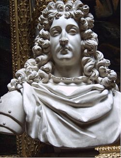 Buste par François Jouffroy ; Galerie des batailles du château de Versailles.